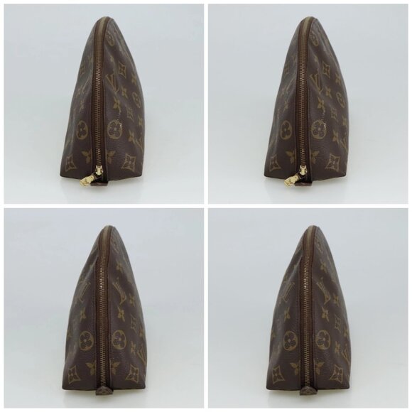 LOUIS VUITTON Monogram Trousse Demi Ronde Cosmetic Pouch M47520 LV Auth 101823 - Picture 16 of 16